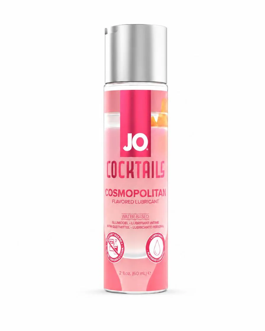 Вкусовой лубрикант JO Cocktails - COSMOPOLITAN, на водной основе, 60мл