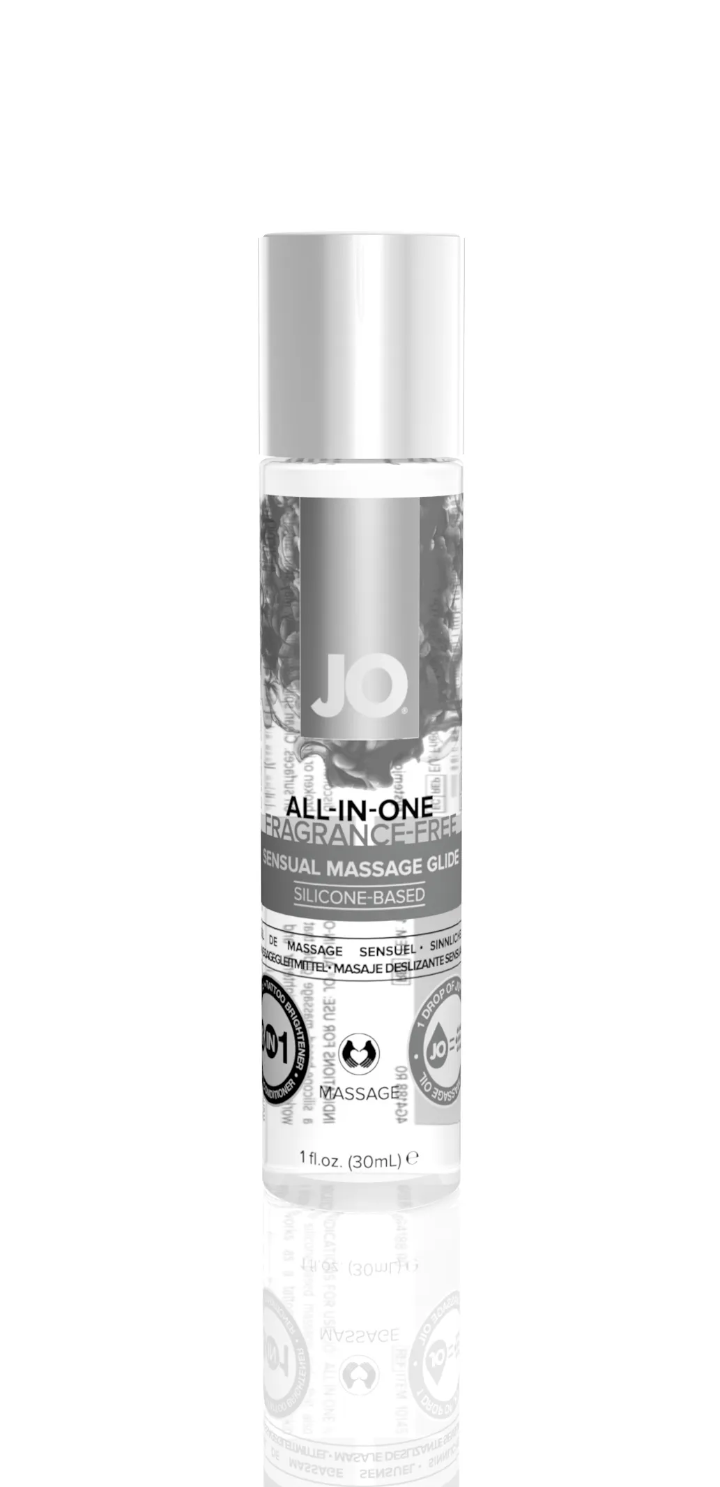 Массажный гель All-In-One Massage Glide Fragrance Free без запаха - 30 мл.