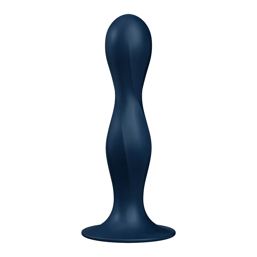 Анальная втулка Satisfyer Double Ball-R dark blue