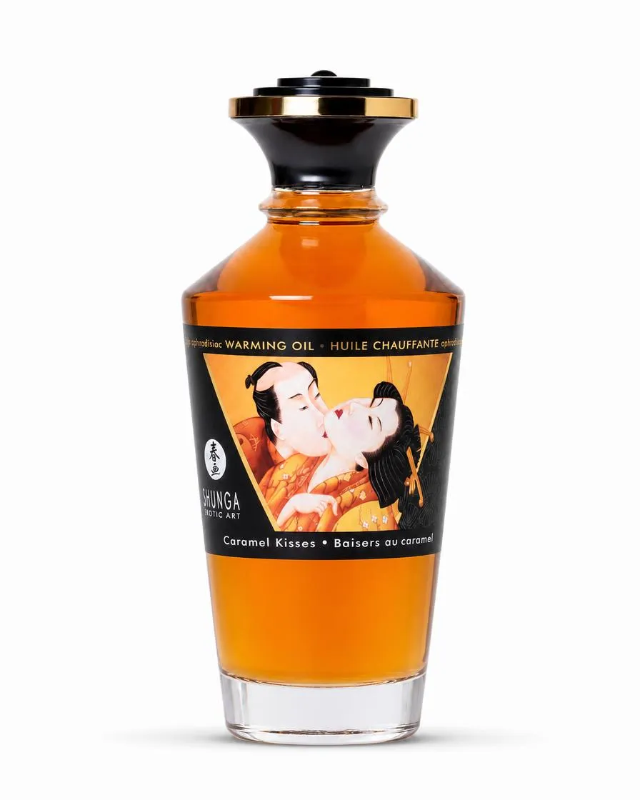 Масло для массажа Shunga Afrodisiac Warming Карамель, разогревающее, 100 мл