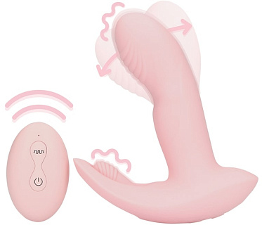 Вибратор Wearable Fingering Motion с пультом управления L 9,7 см, Ø 4,1 см, розовый