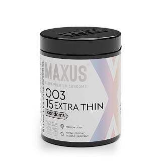 Презервативы MAXUS 003 №15 с железным кейсом, экстремально тонкие X-Edition, №15