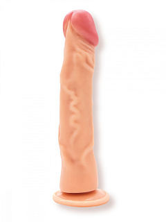 Фаллоимитатор Nudes Confident, 17 см, Ø 4 см, телесный