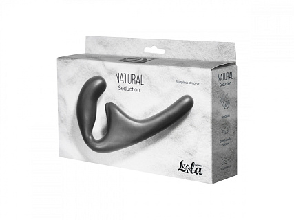 Безремневой страпон Natural Seduction черный