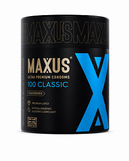 Презервативы MAXUS Classic с железным кейсом, классические X-Edition, №100