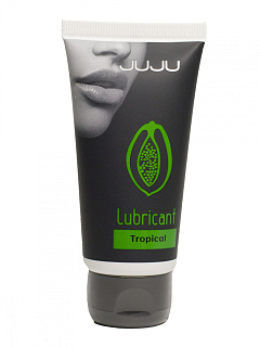 Съедобный лубрикант JUJU со вкусом тропических фруктов на водной основе 50мл