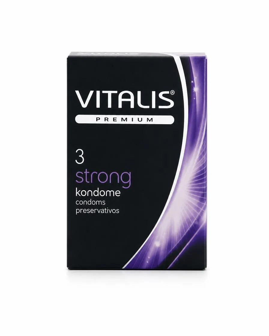Презервативы Vitalis Premium strong сверхпрочные №3