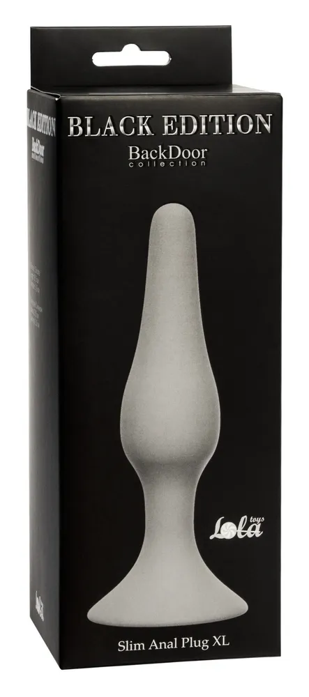 Анальная пробка Slim Anal Plug XL Grey