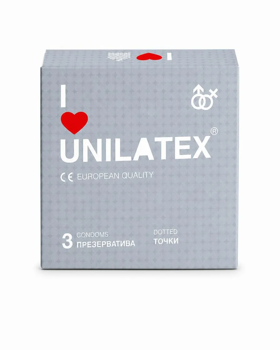 Презервативы Unilatex Dotted 3 шт