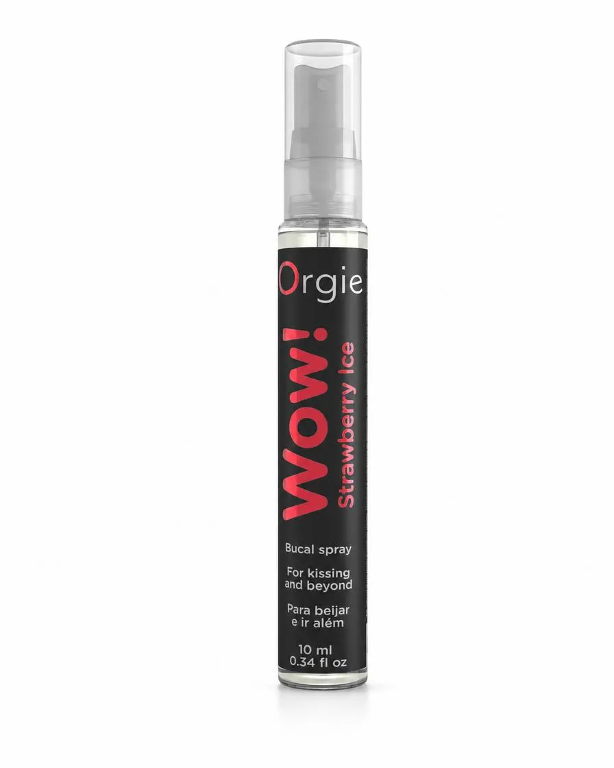 Стимулирующий спрей для оральных ласк Orgie Wow! Strawberry Ice Bucal Spray, 10 мл
