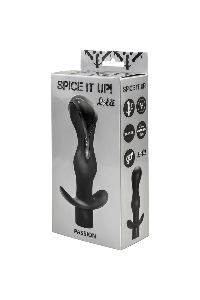 Анальная пробка с вибрацией Spice it up Passion Black