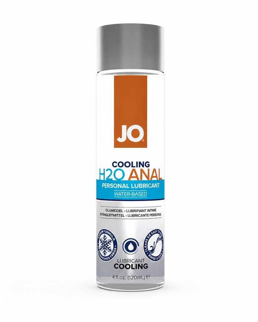 Анальный лубрикант JO Anal H2O Cooling 4oz, охлаждающий, на водной основе, 120мл.