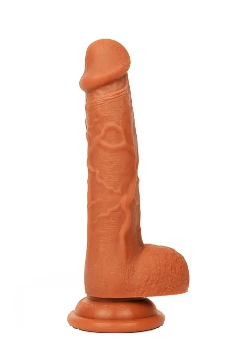 Фаллоимитатор Erowoman realistic, 14 см, Ø 3,4 см, мулат