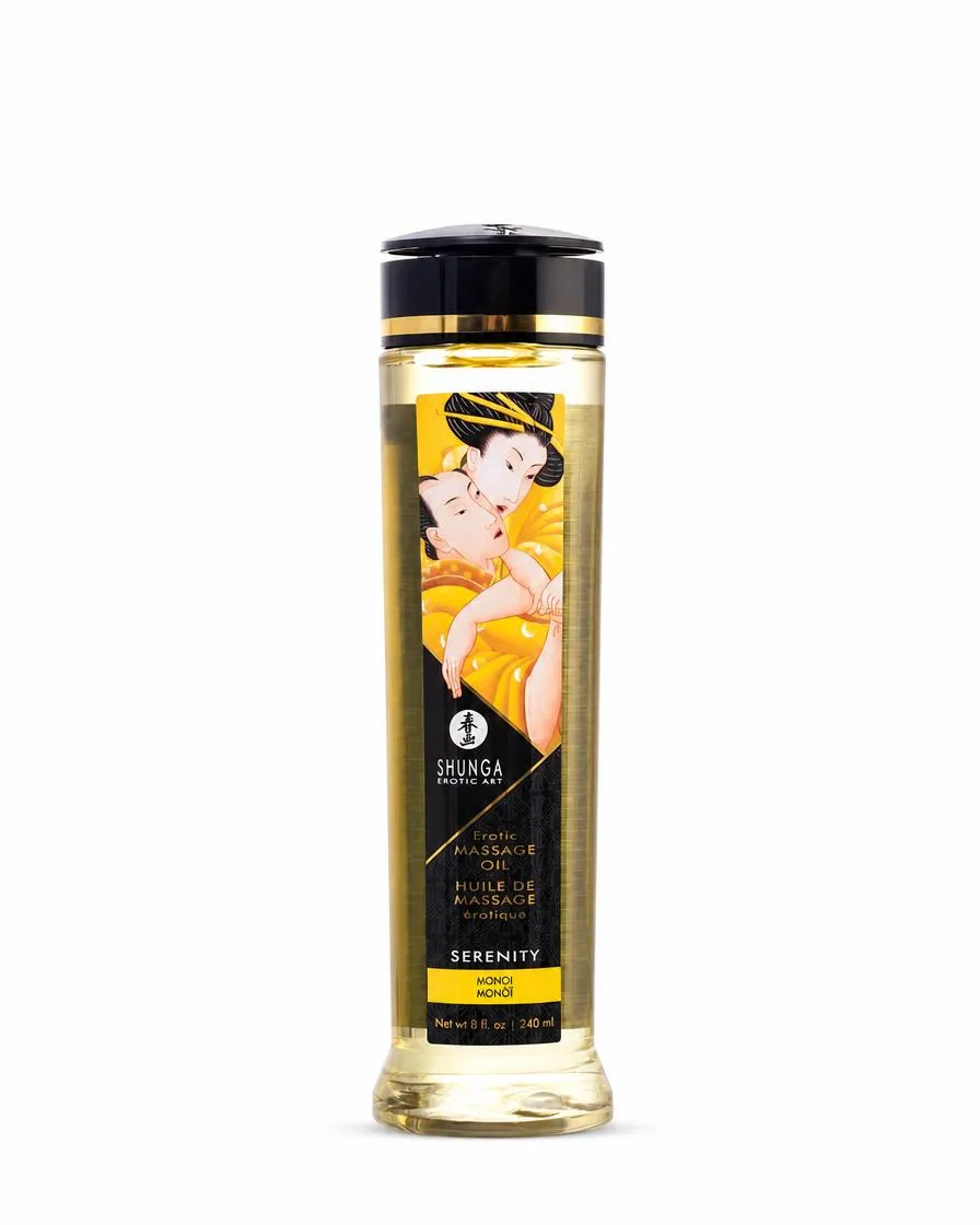 Масло для массажа Shunga Organica Serenity, натуральное, возбуждающее, цветочный, 240 мл