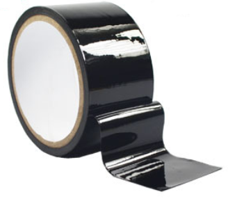 Скотч для бондажа, черный