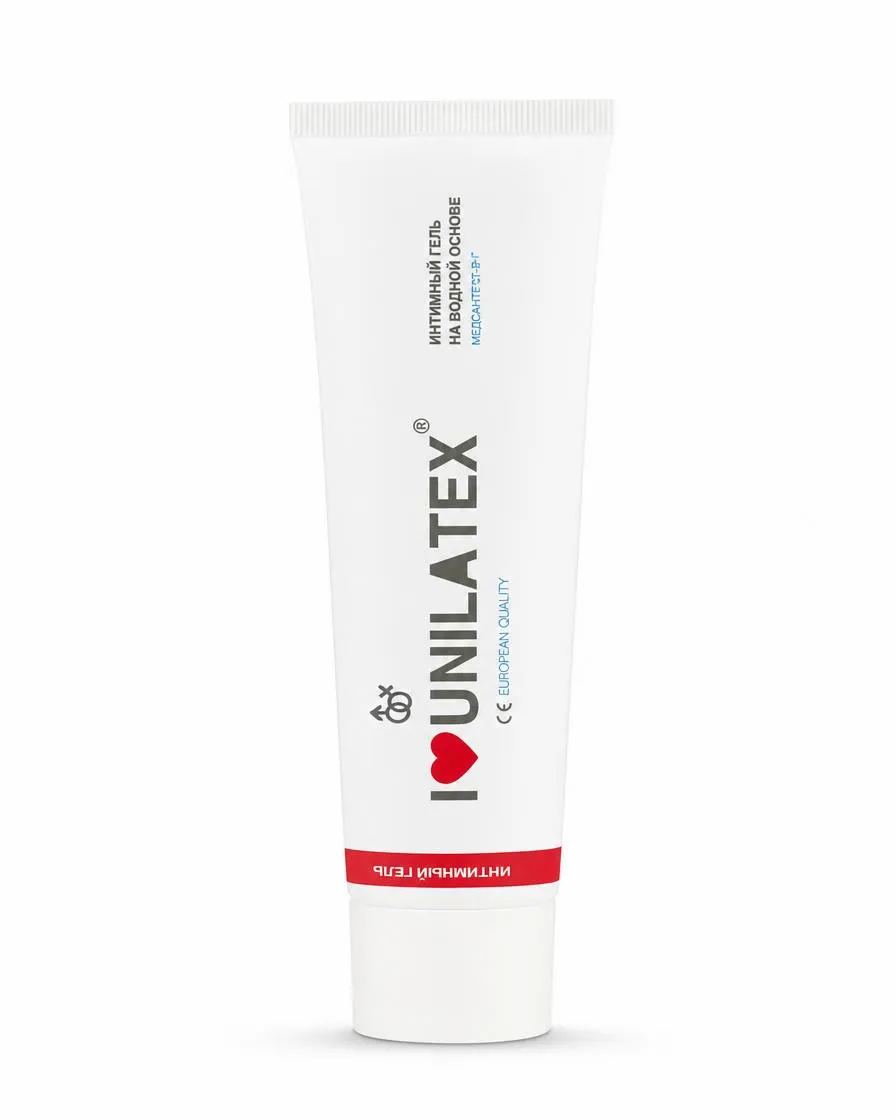 Лубрикант классический Unilatex Gel, на водной основе, 100 гр.