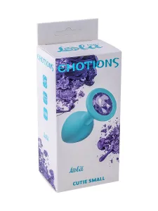 Анальная втулка Emotions, силикон, размер S, Ø2,8 см, голубой/фиолетовый