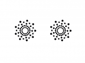 Наклейки на Грудь Burlesque Rowland Black