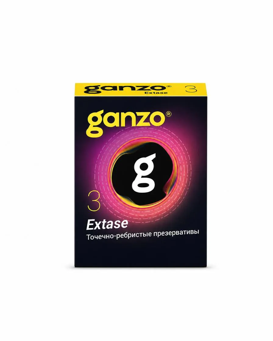 Презервативы Ganzo Extase, 18 см, 3 шт.