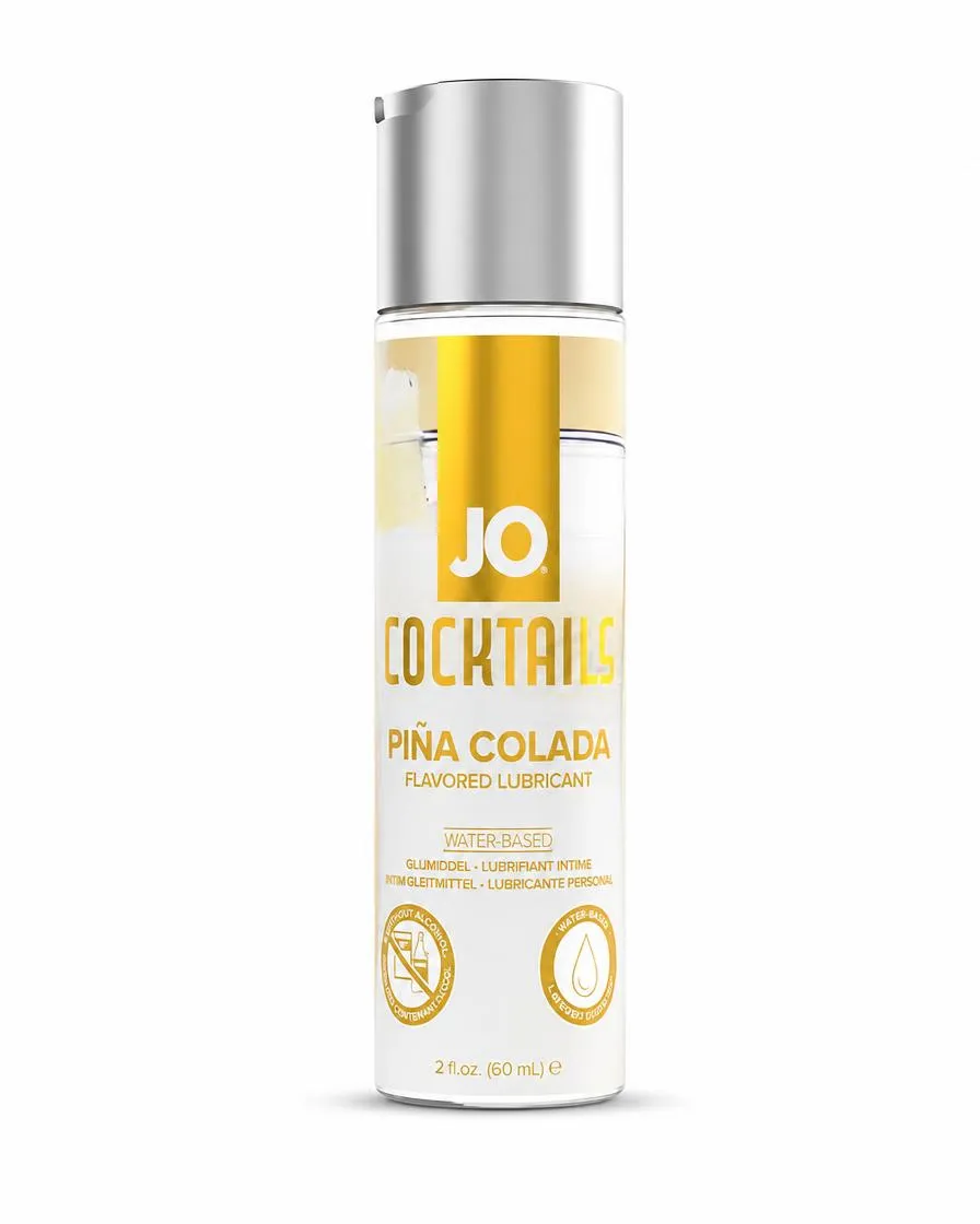 Вкусовой лубрикант JO Cocktails - PINA COLADA, на водной основе, 60мл.