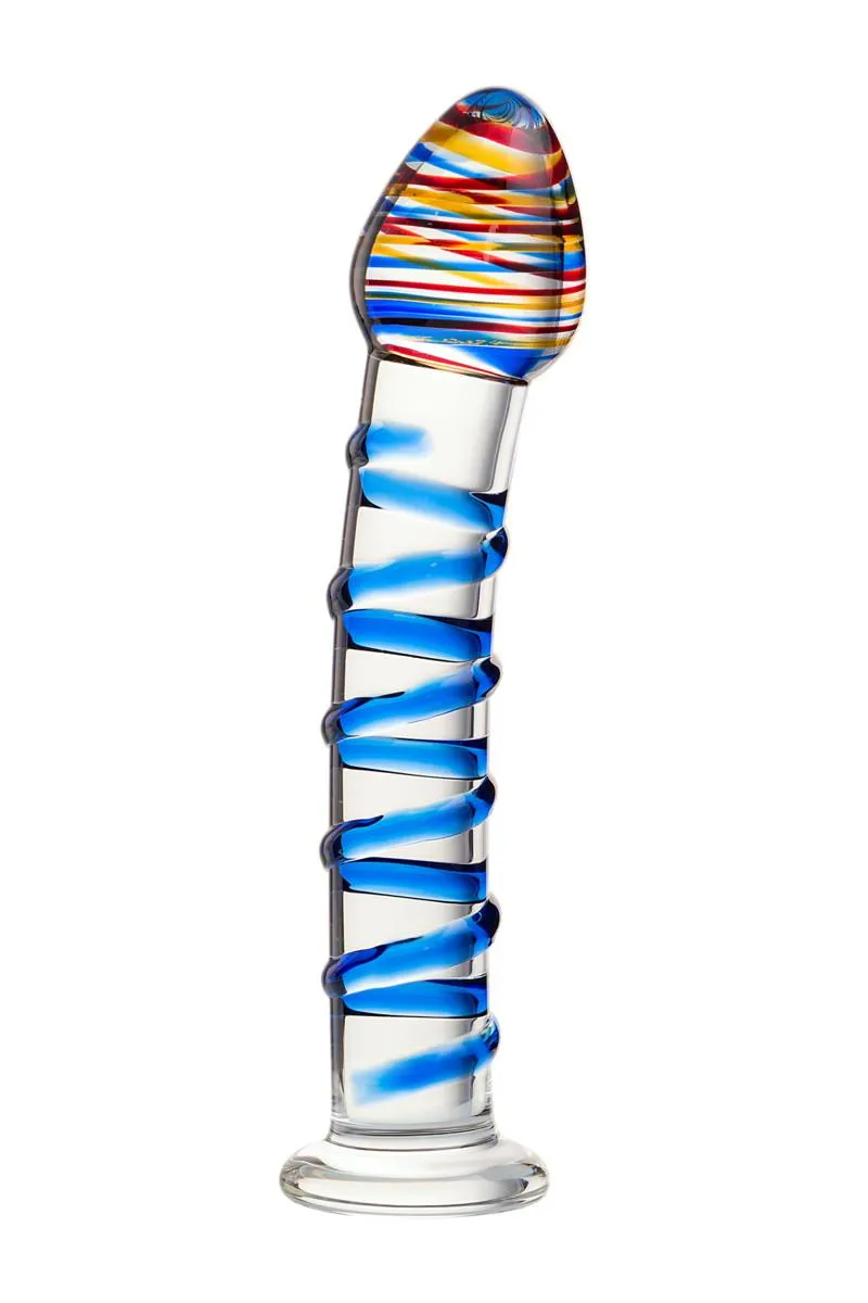 Фаллоимитатор Sexus Glass, 17 см, Ø 3,5 см, прозрачный