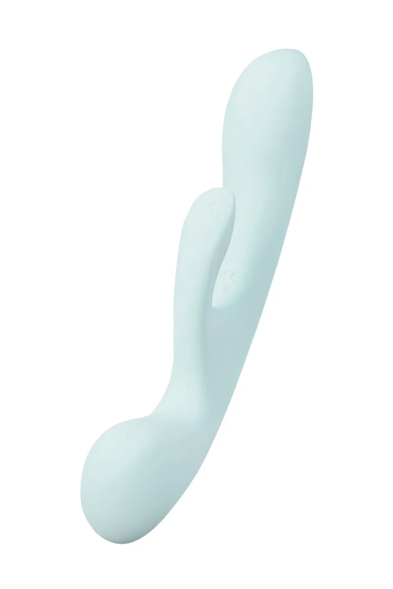 Вибратор Satisfyer Triple Oh, голубой