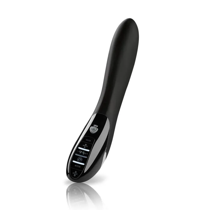 Вибратор Mystim Electric Eric с электростимуляцией, L 27 см, Ø 3,5 см, черный