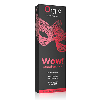 Стимулирующий спрей для оральных ласк Orgie Wow! Strawberry Ice Bucal Spray, 10 мл