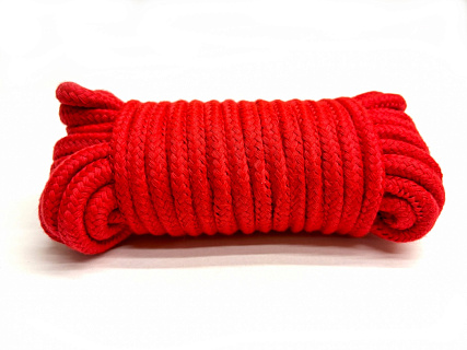 Веревка для связывания красная My Rules, 10 метров