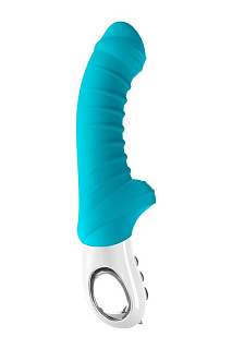 Вибратор Fun Factory Tiger, силикон, голубой, Ø 3,6 см, L 13 см