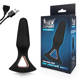 Анальный вибратор Sex Expert Premium, Ø 3,3 см