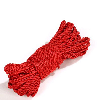 Веревка для бондажа, красная