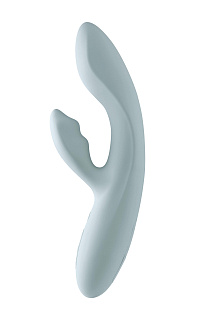 Вибратор-кролик Svakom Chika Turquoise Grey с функцией нагрева