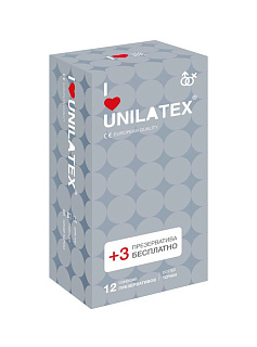 Unilatex презервативы Dotted с точками, 12 шт