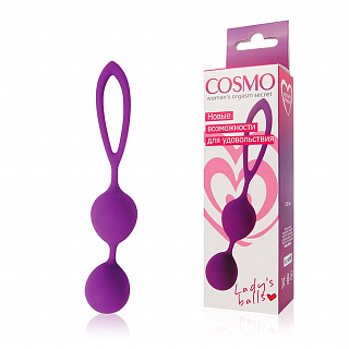 Вагинальные шарики Cosmo, ⌀3 см, 60 гр.