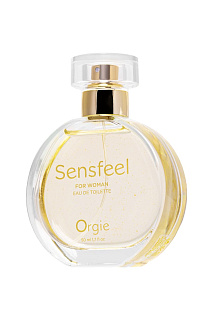 Туалетная вода с феромонами Orgie SENSFEEL, для женщин, 50мл