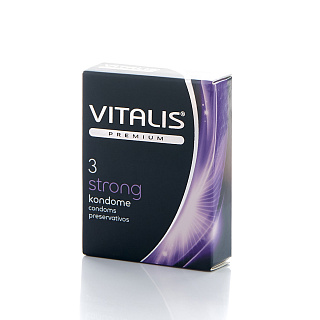 Презервативы Vitalis Premium strong сверхпрочные №3