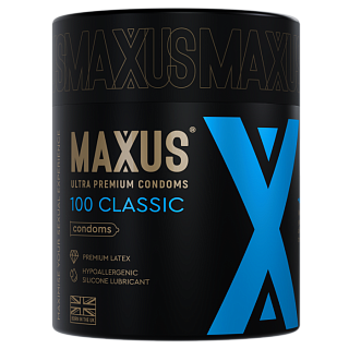 Презервативы MAXUS Classic с железным кейсом, классические X-Edition, №100