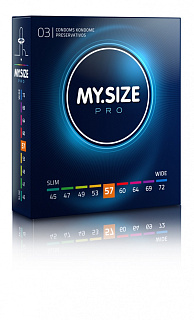 Презервативы MY.SIZE № 3, ширина 57 мм