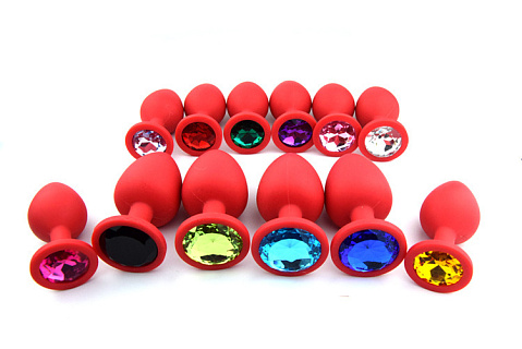 Анальная втулка, силикон, размер M, Ø3,5 см