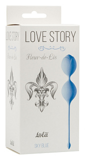 Вагинальные шарики Love Story Fleur-de-lis Sky Blue