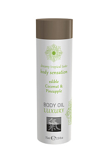 Съедобное масло для тела Кокос и Ананас, 75мл