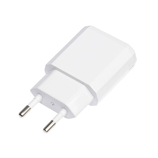 Сетевое зарядное устройство LuazON LN-120AC, 2 USB, 2.1/1 A, белое