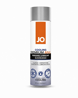 Анальный лубрикант JO Premium Anal Cooling, охлаждающий, на силиконовой основе, 120мл.