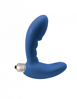 Стимулятор простаты с вибрацией Wonder Touch, синий