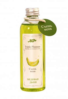 Эликсир для интимного ухода  "Triple Pleasure" Медовая дыня, 130гр.