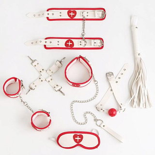Эротический БДСМ набор "Медсестричка", 8 предметов