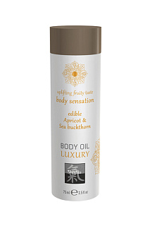 Съедобное масло для тела - Абрикос и Облепиха, 75мл.