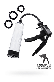 Механическая помпа для пениса SEXUS MEN ERECTION MADS, ABS-пластик, черный