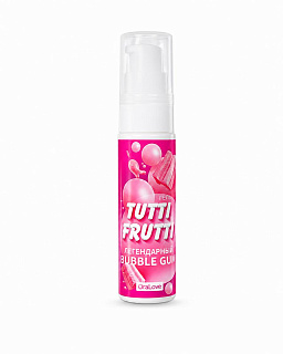 Лубрикант Tutti-frutti bubble gum, на водной основе, 30г